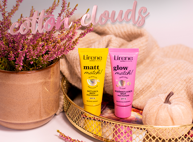 Poziomki i mango w środku jesieni? Poznaj wyjątkowe bazy pod makijaż marki LIRENE – GLOW MATCH! oraz MATT MATCH!