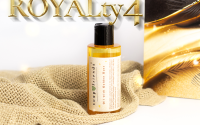 Luksusowa odsłona SOAP FRIENDS – olejek do ciała ze złotymi drobinkami