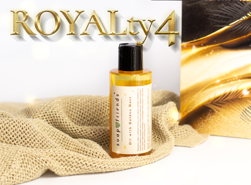 Luksusowa odsłona SOAP FRIENDS – olejek do ciała ze złotymi drobinkami